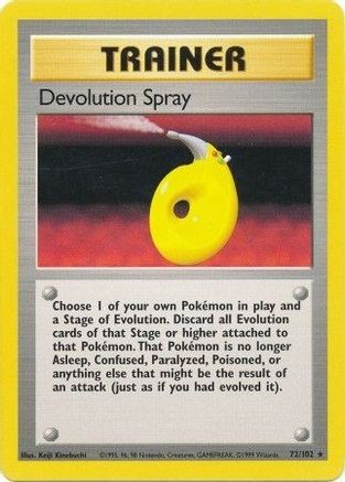 Image of Devolution Spray (72/102) [Base Set Unlimited]