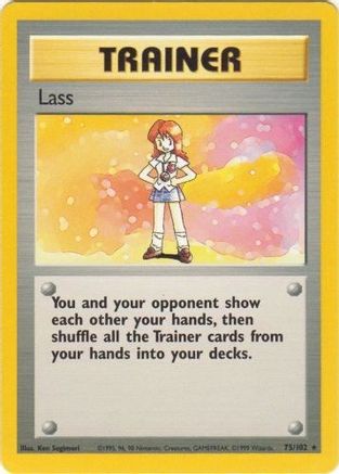 Image of Lass (75/102) [Base Set Unlimited]