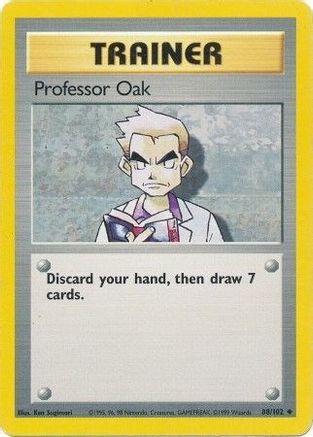 Image of Professor Oak (88/102) [Base Set Unlimited]
