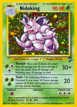 Image of Nidoking (11/130) [Base Set 2]