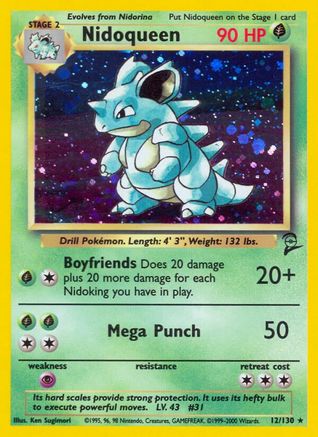 Image of Nidoqueen (12/130) [Base Set 2]