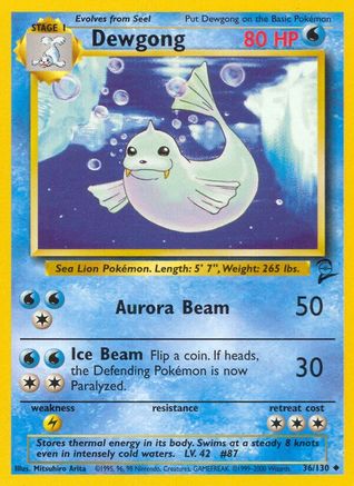 Image of Dewgong (36/130) [Base Set 2]