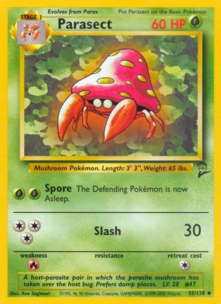 Image of Parasect (55/130) [Base Set 2]