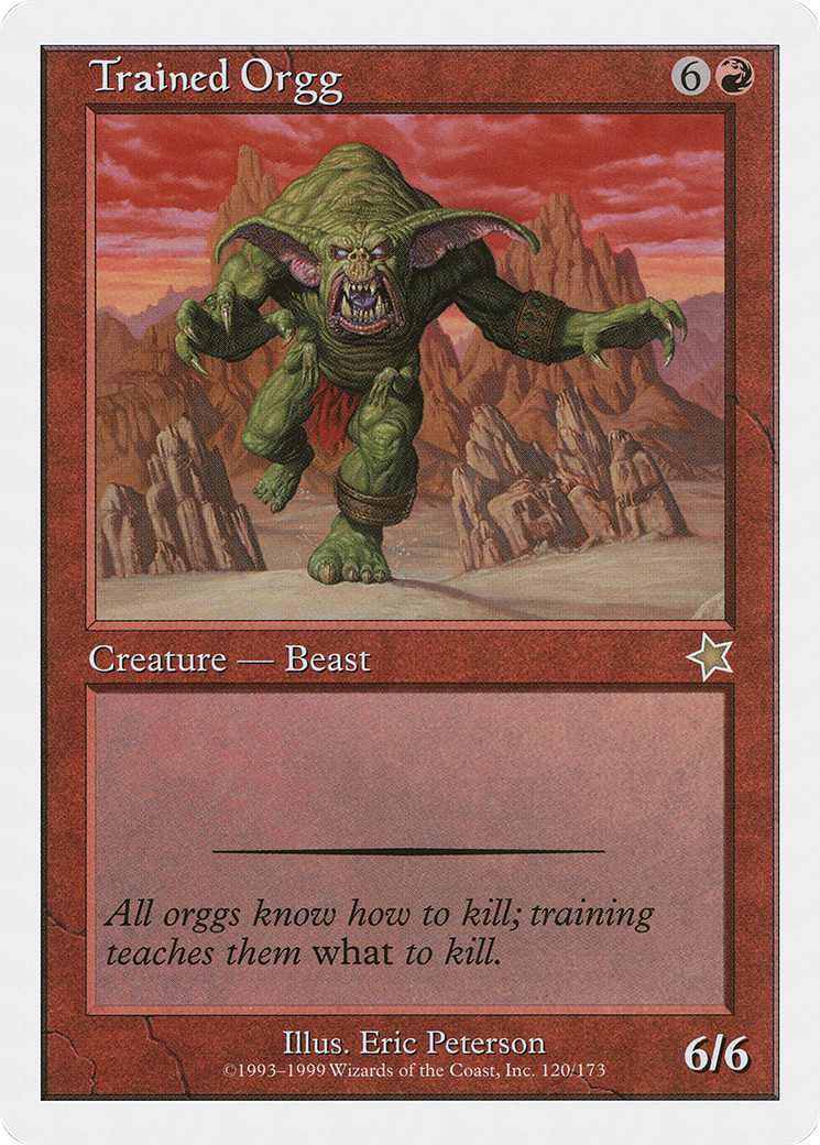 Image of Trained Orgg [Starter 1999]