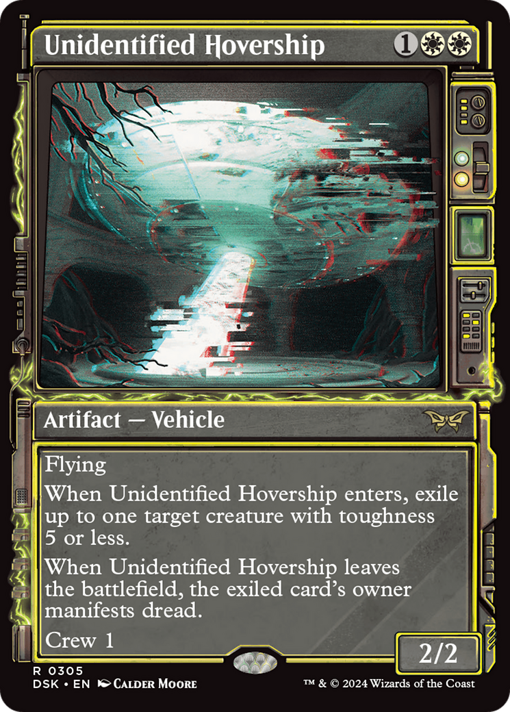 Image of Unidentified Hovership (Showcase) [Duskmourn: House of Horror]