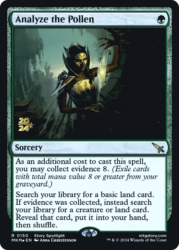 Image of Analyze the Pollen [Murders at Karlov Manor Prerelease Promos]
