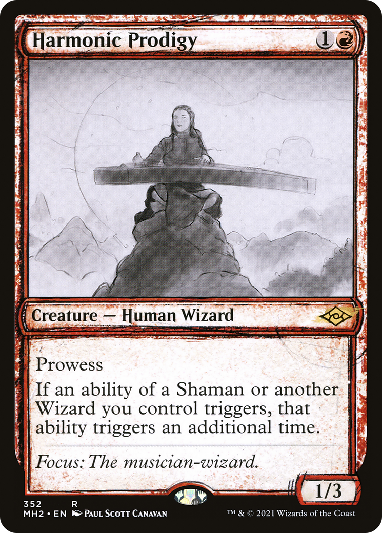 Image of Harmonic Prodigy (Sketch) [Modern Horizons 2]