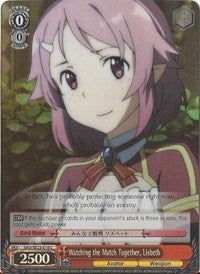 Image of Watching the Match Together, Lisbeth (SAO/SE23-E10 C) (Parallel Foil) [Sword Art Online II]