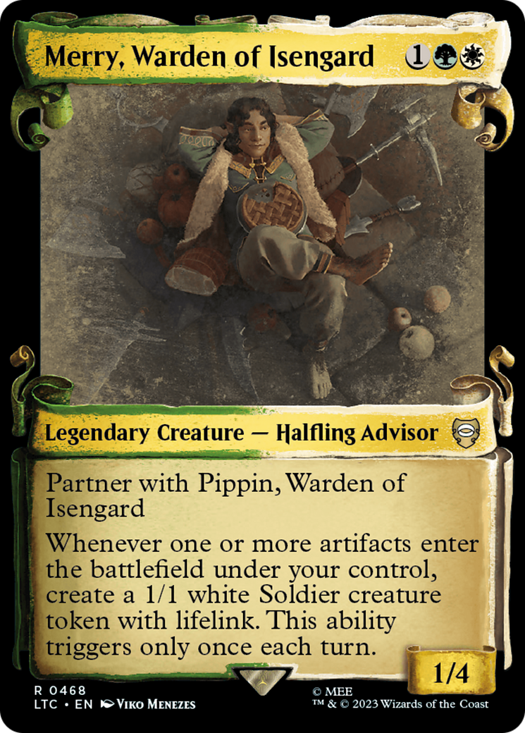 Image of Merry, Warden of Isengard [The Lord of the Rings: Tales of Middle-Earth Commander Showcase Scrolls]