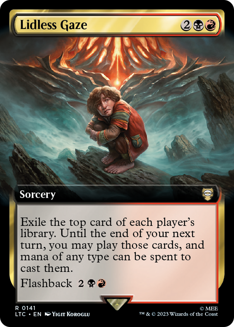 Image of Lidless Gaze (Extended Art) (LTC-141) - Tales of Middle-earth Commander: (Extended Art) Foil