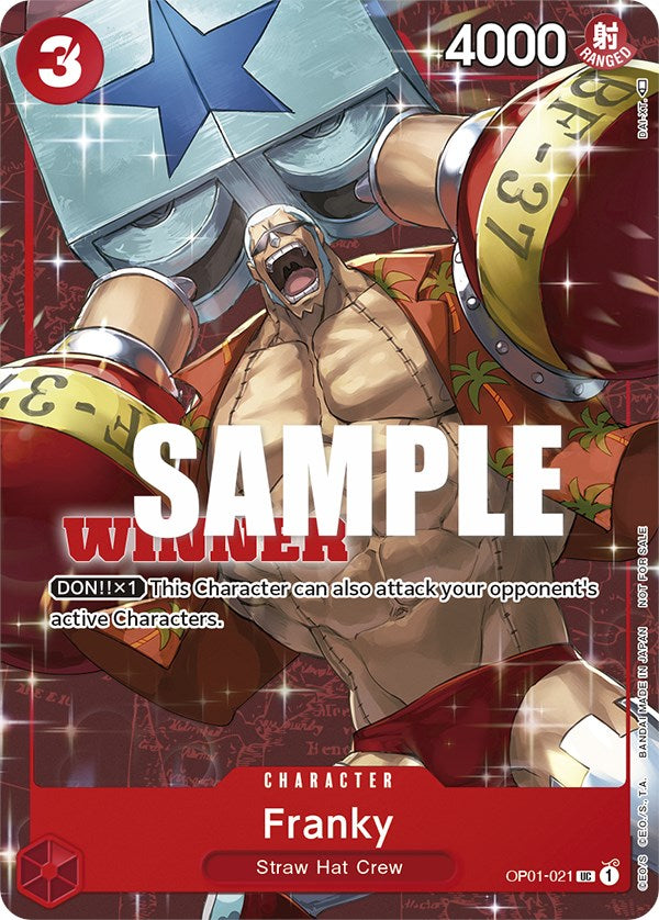 Image of Franky (Tournament Pack Vol. 2) [Winner] [One Piece Promotion Cards]
