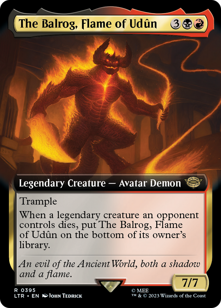 Image of The Balrog, Flame of Udun (Extended Art) [The Lord of the Rings: Tales of Middle-Earth]