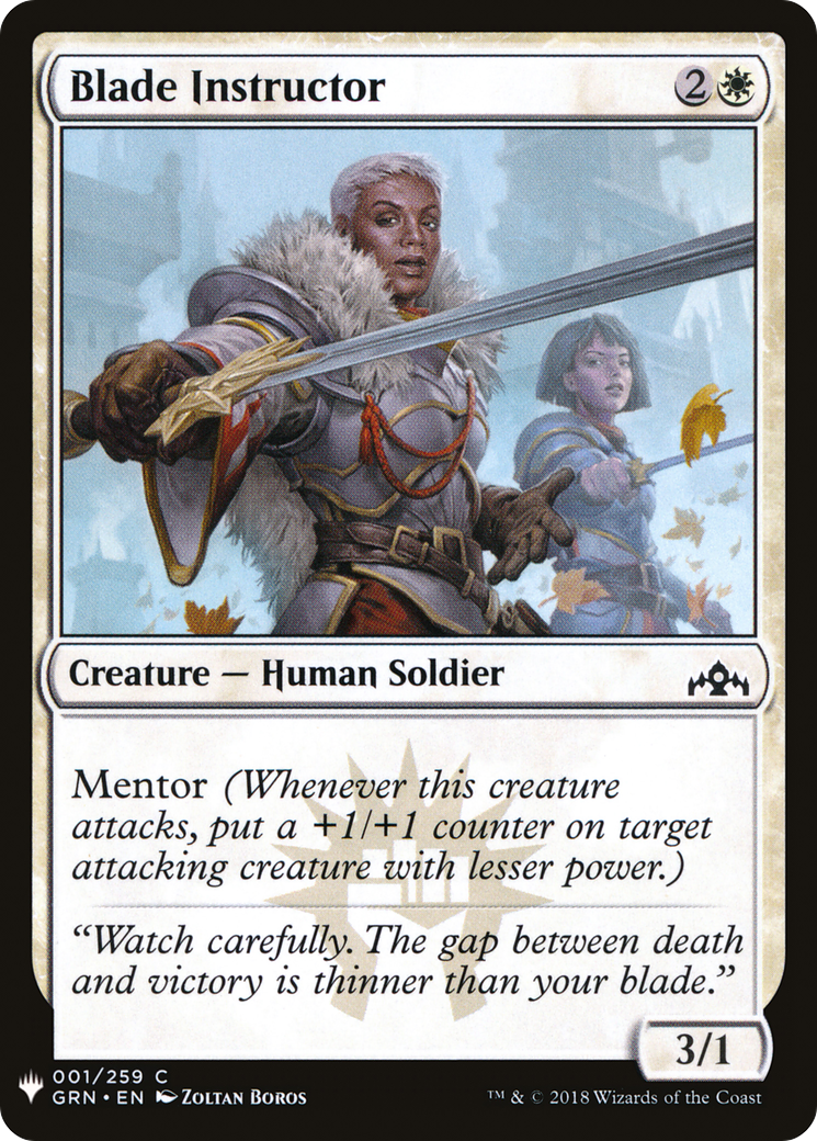Image of Blade Instructor [Mystery Booster]
