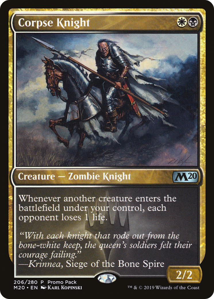 Image of Corpse Knight (Promo Pack) [Core Set 2020 Promos]