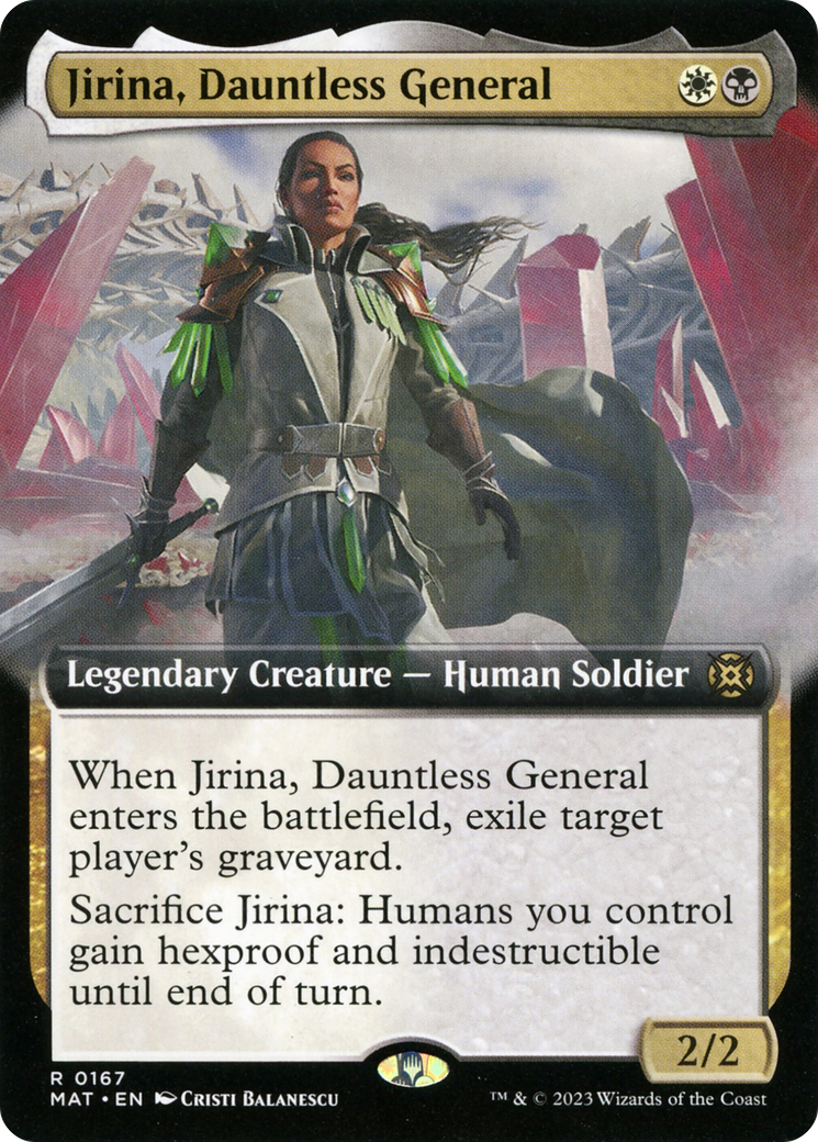 Image of Jirina, Dauntless General (Extended Art) [March of the Machine: The Aftermath]