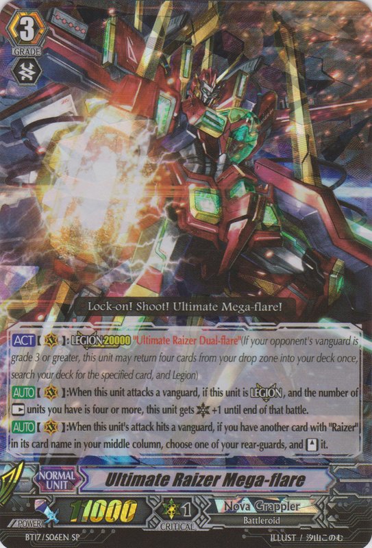Image of Ultimate Raizer Mega-flare (BT17/S06EN) [Blazing Perdition ver.E]