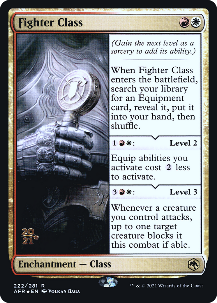 Image of Fighter Class [Dungeons & Dragons: Adventures in the Forgotten Realms Prerelease Promos]