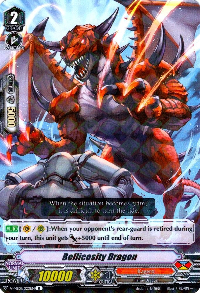 Image of Bellicosity Dragon (V-MB01/020EN) [PSYqualia Strife]