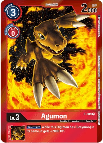 Image of Agumon [P-009] (Gift Box 2022) [Promotional Cards]