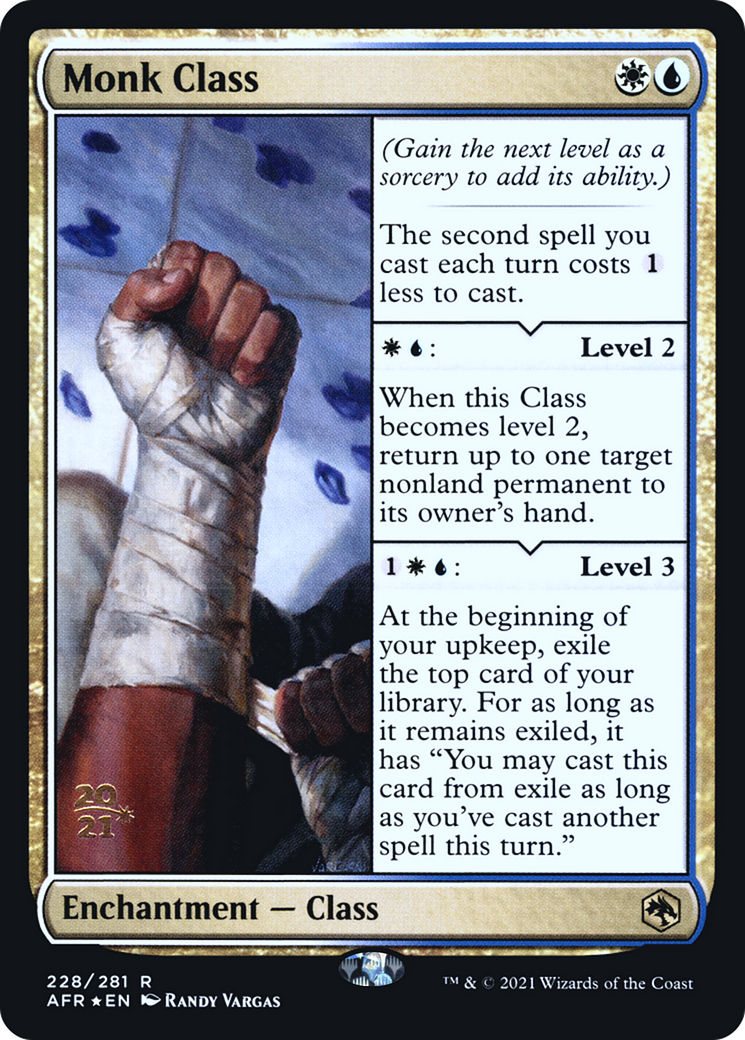 Image of Monk Class [Dungeons & Dragons: Adventures in the Forgotten Realms Prerelease Promos]