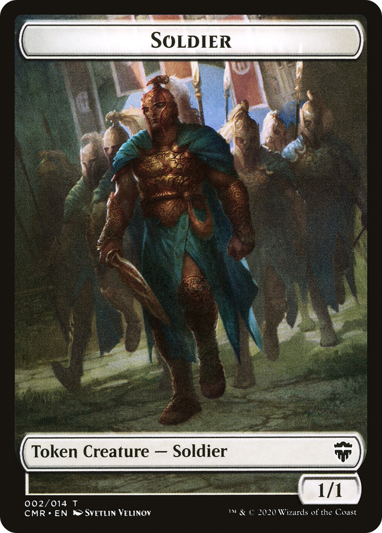 Image of Soldier Token (CMR-002) - Commander Legends Tokens Foil