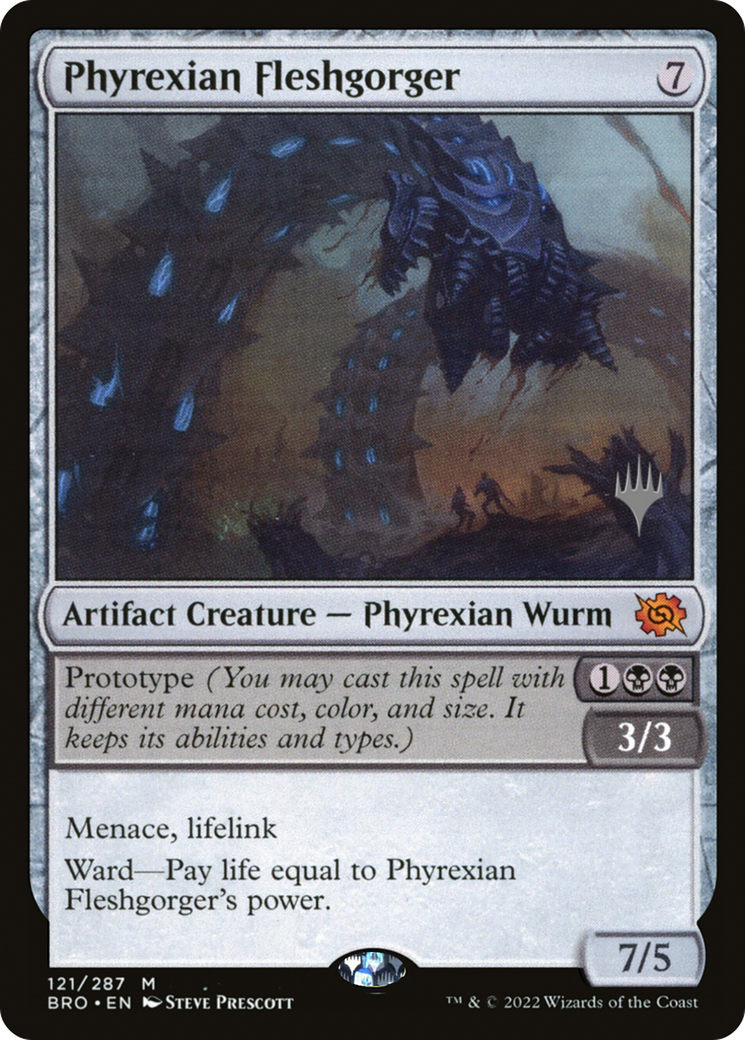 Image of Phyrexian Fleshgorger (Promo Pack) [The Brothers' War Promos]