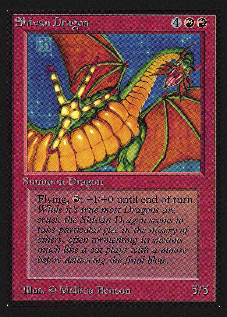 Image of Shivan Dragon [International Collectors' Edition]