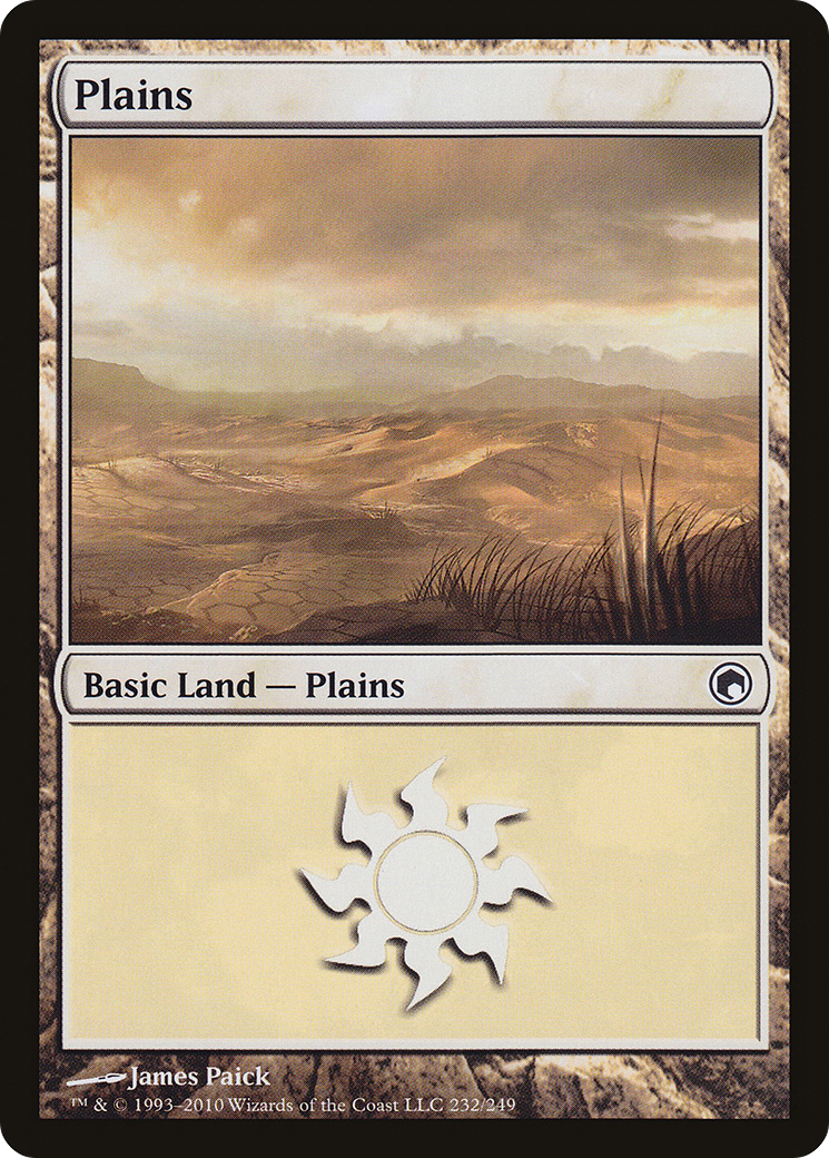 Image of Plains (232) [Scars of Mirrodin]