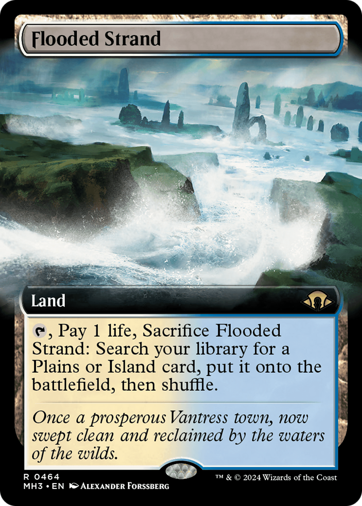 Image of Flooded Strand (Extended Art) [Modern Horizons 3]