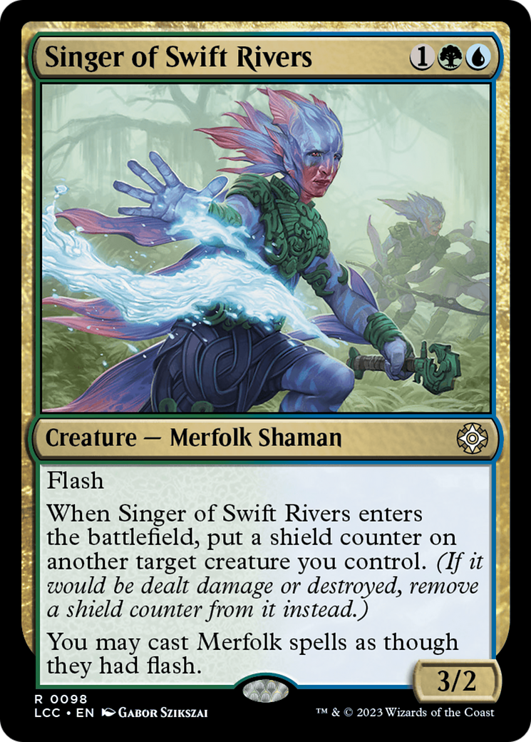 Image of Singer of Swift Rivers [The Lost Caverns of Ixalan Commander]