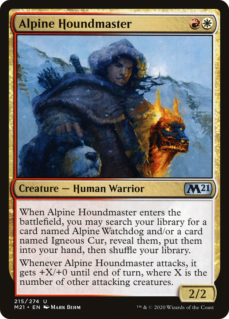 Image of Alpine Houndmaster [Core Set 2021]