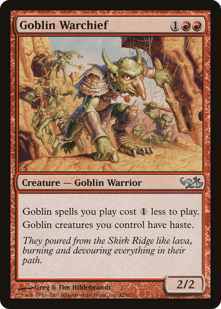 Image of Goblin Warchief [Duel Decks: Elves vs. Goblins]