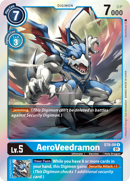 Image of AeroVeedramon [ST8-08] [Starter Deck: Ulforce Veedramon]