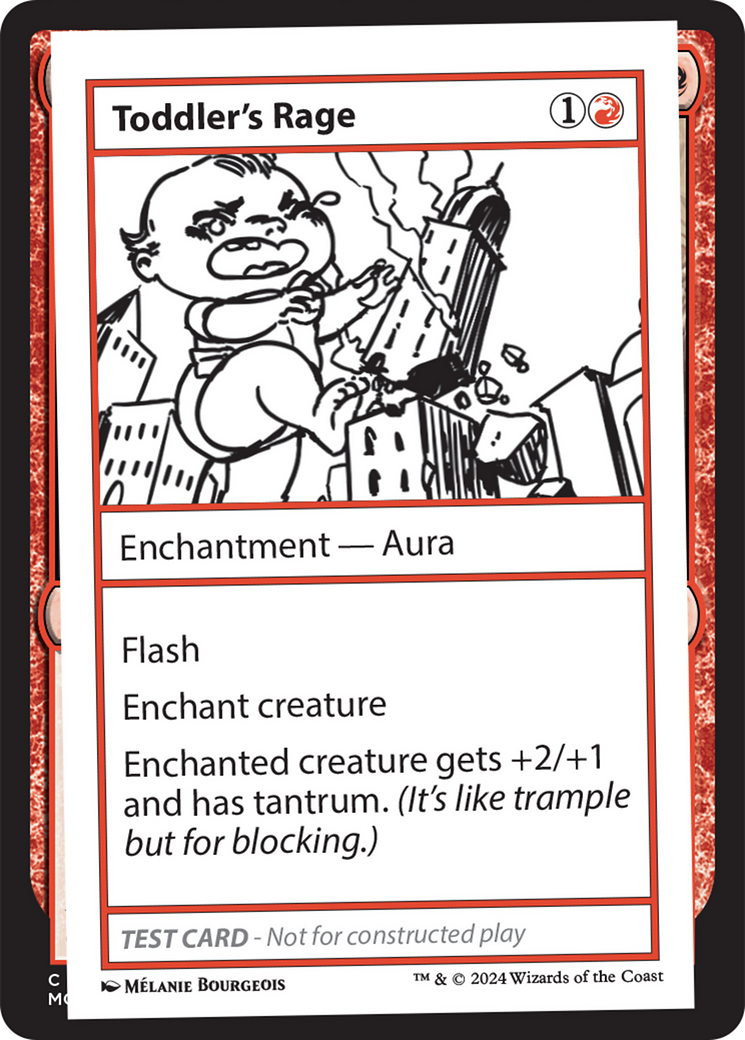 Image of Toddler's Rage [Mystery Booster 2 Playtest Cards]