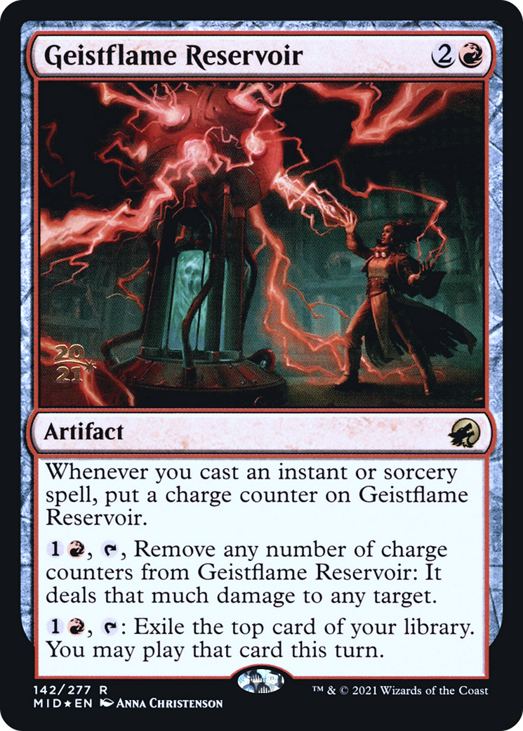 Image of Geistflame Reservoir [Innistrad: Midnight Hunt Prerelease Promos]