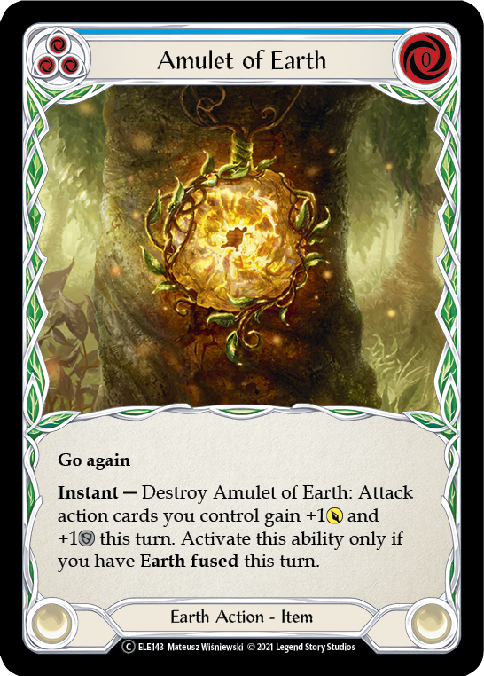 Image of Amulet of Earth [U-ELE143] (Tales of Aria Unlimited)  Unlimited Normal