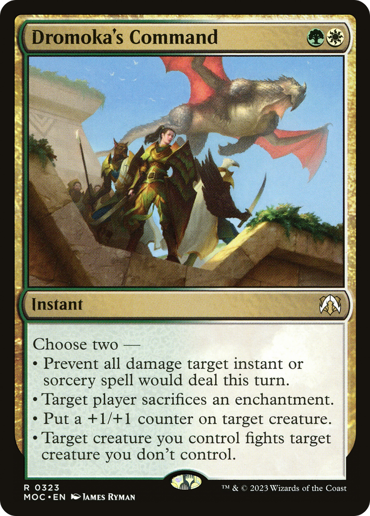Image of Dromoka's Command [March of the Machine Commander]