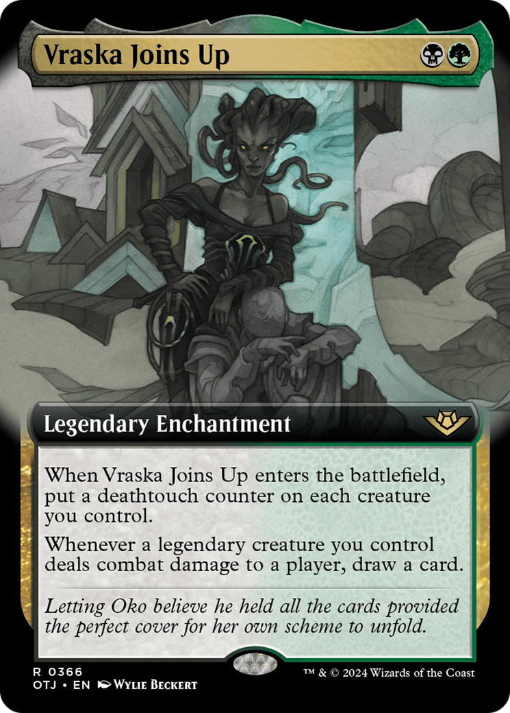 Image of Vraska Joins Up (Extended Art) [Outlaws of Thunder Junction]