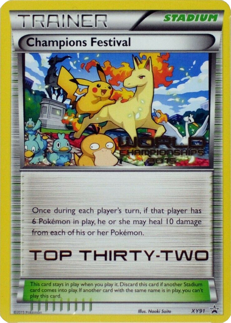 Image of Champions Festival (XY91) (2015 Top Thirty-Two) [XY: Black Star Promos]