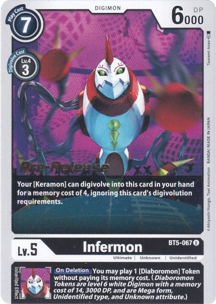 Image of Infermon [BT5-067] [Battle of Omni Pre-Release Promos]