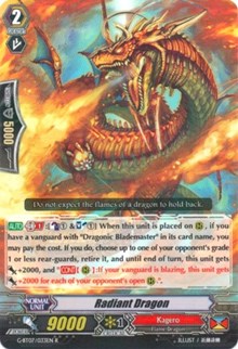 Image of Radiant Dragon (G-BT07/033EN) [Glorious Bravery of Radiant Sword]