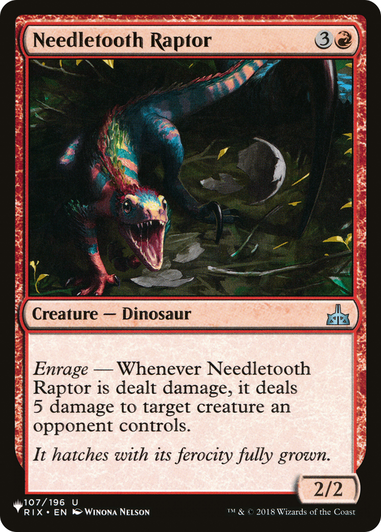 Image of Needletooth Raptor [The List]