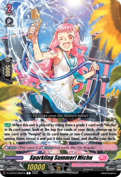 Image of Sparkling Summer! Michu (D-LBT03/062EN) [Lyrical Monasterio: Summertime Memories!]