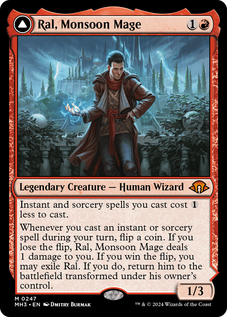 Image of Ral, Monsoon Mage // Ral, Leyline Prodigy [Modern Horizons 3]