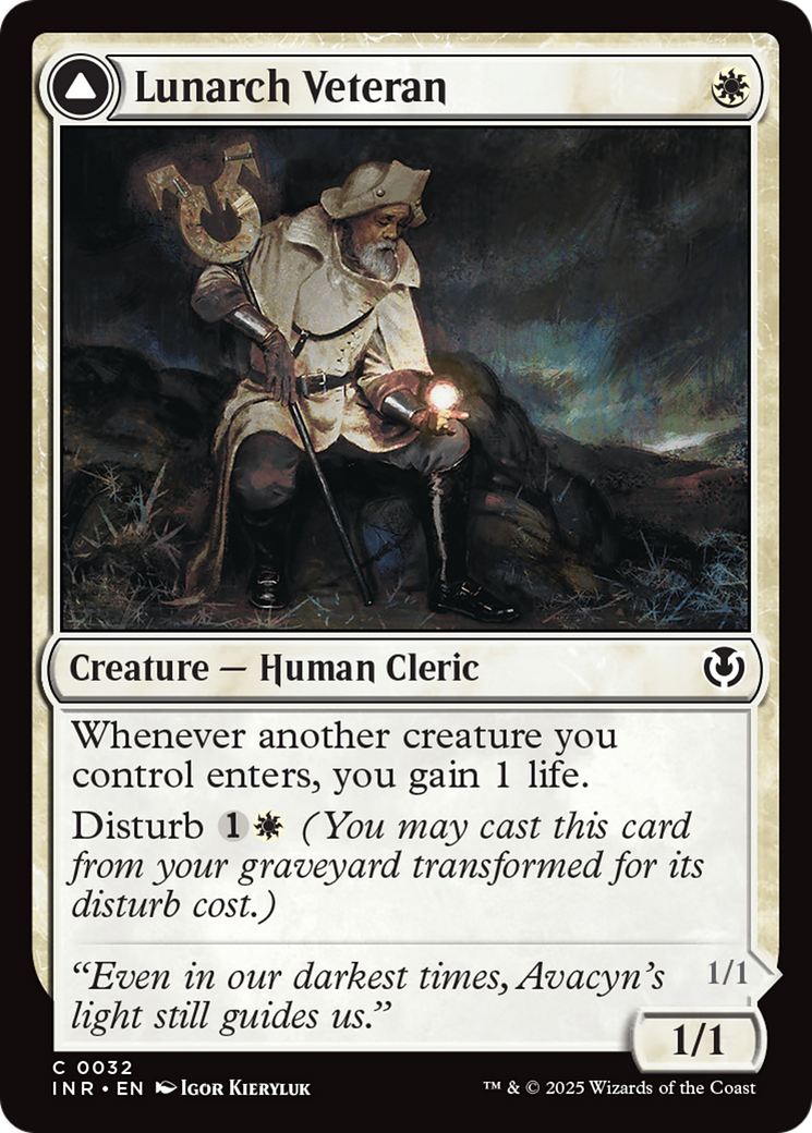 Image of Lunarch Veteran // Luminous Phantom [Innistrad Remastered]