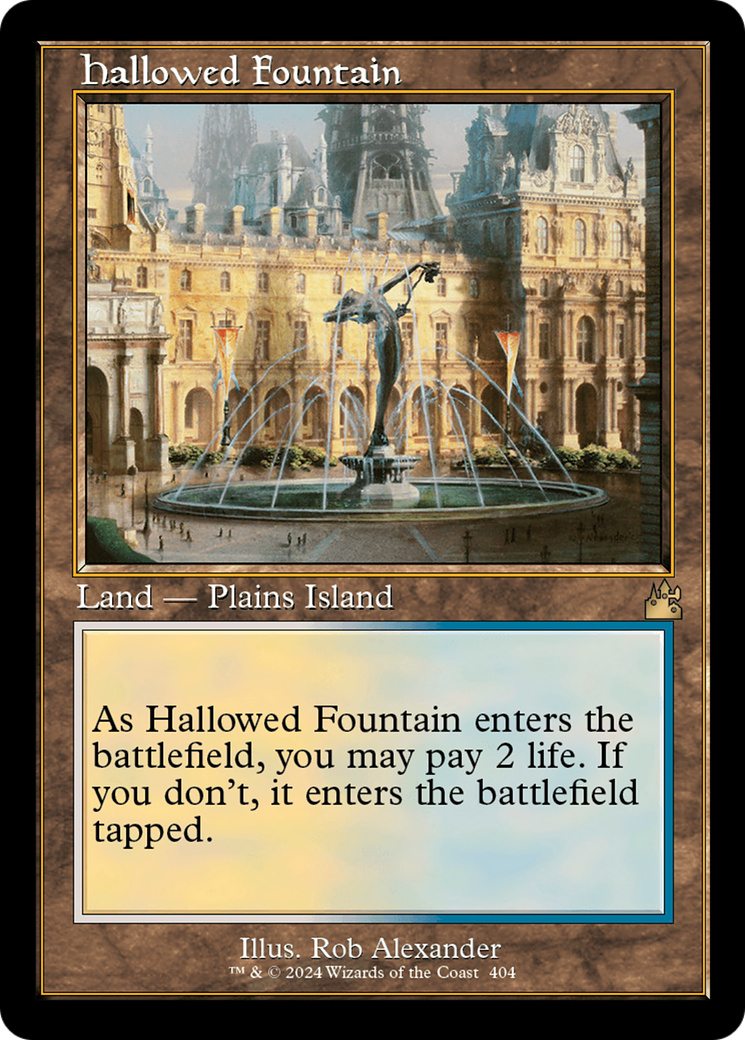 Image of Hallowed Fountain (Retro) [Ravnica Remastered]