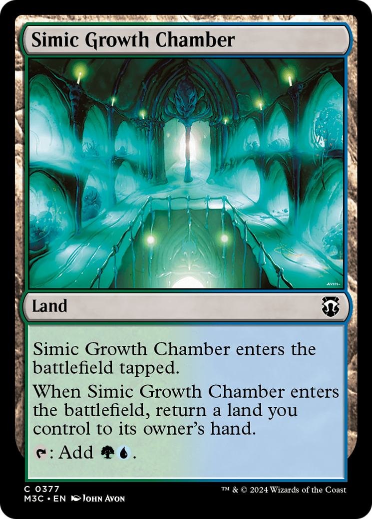 Image of Simic Growth Chamber [Modern Horizons 3 Commander]