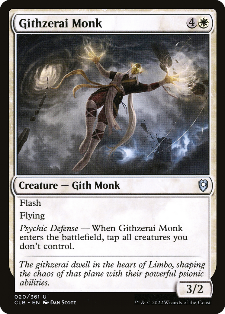 Image of Githzerai Monk [Commander Legends: Battle for Baldur's Gate]