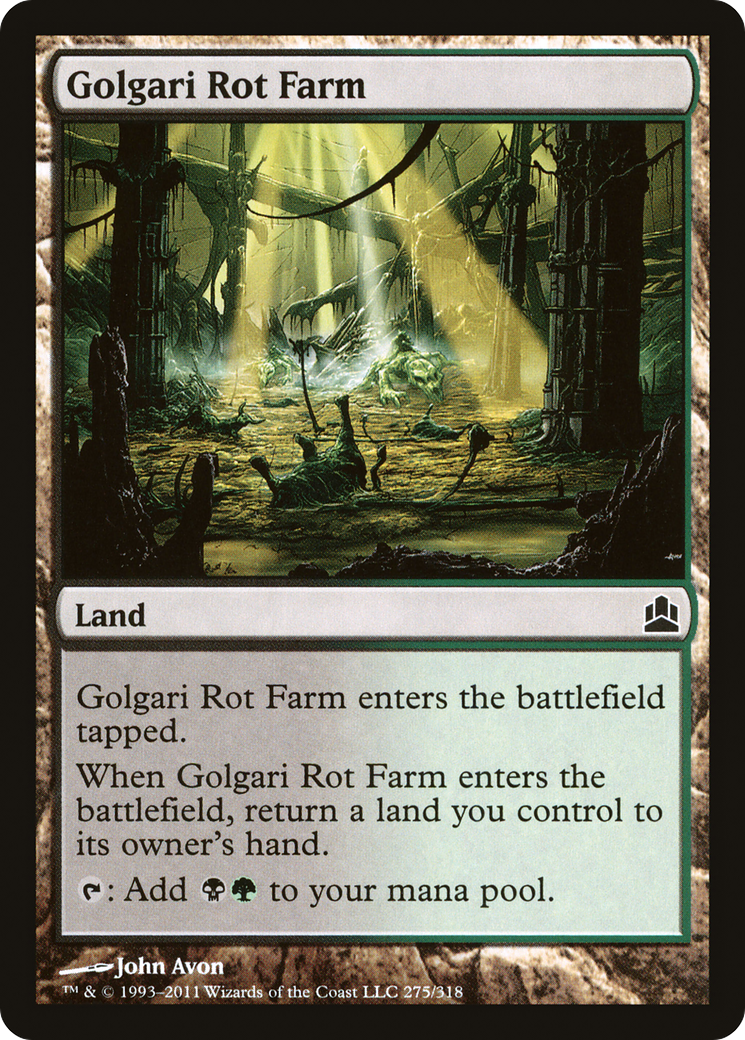 Image of Golgari Rot Farm [Commander 2011]