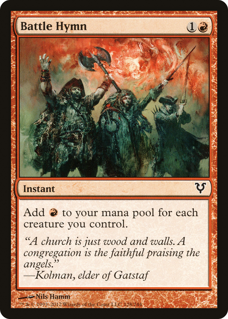 Image of Battle Hymn [Avacyn Restored]